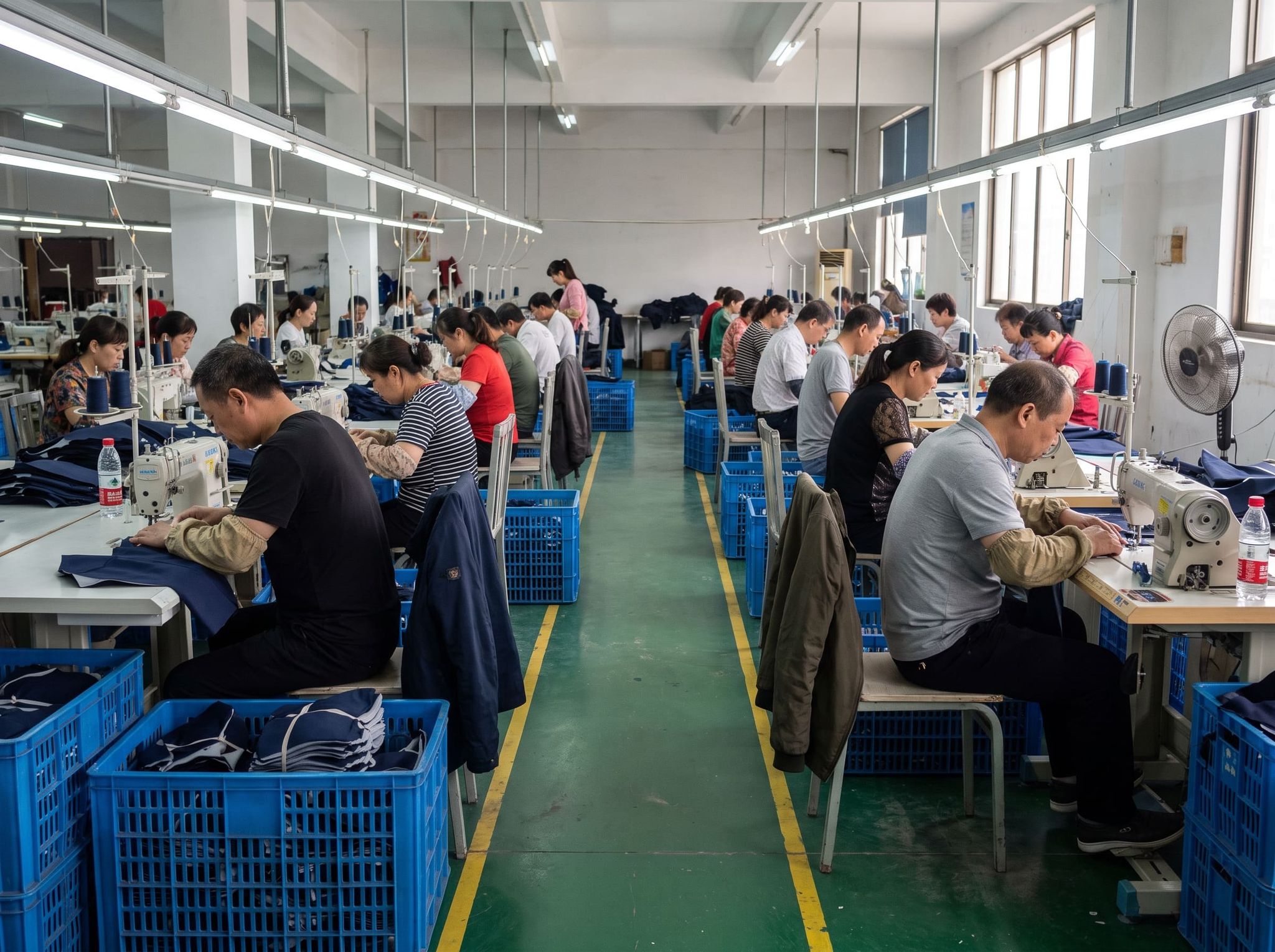 Textile manufacturing workshop